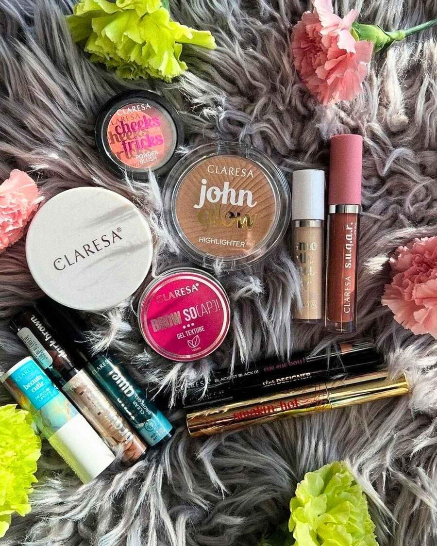 Machiaje și cosmetice vegane Produse de makeup și cosmetice vegane Claresa disponibile la Amellie Onești.